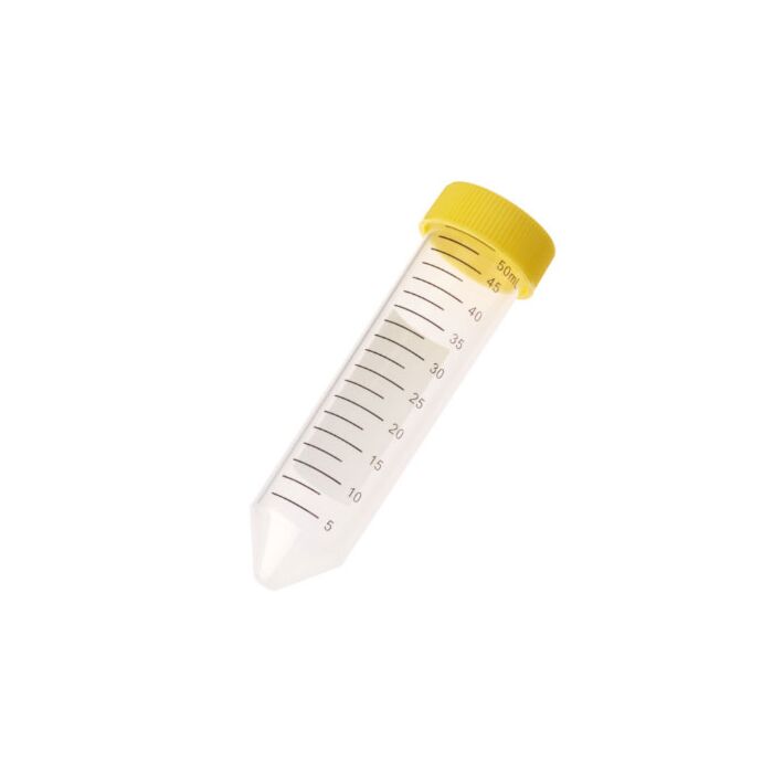 Celltreat 230421Y 50mL Centrifuge Tube, Yellow Cap - Bag, Sterile