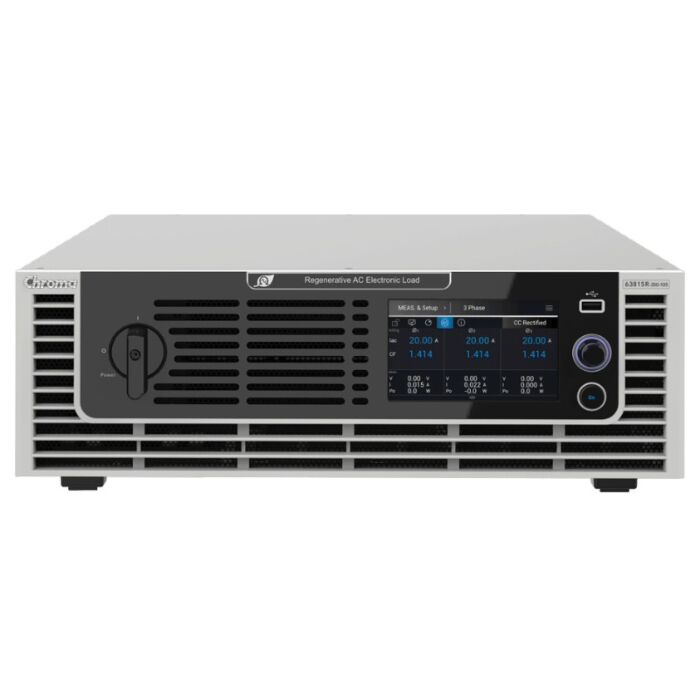 Chroma 63815R-350-105 for Rent, Regenerative AC Load, 350 V, 105 A, 15kVA