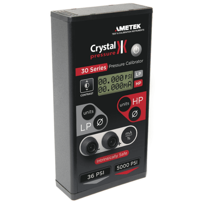 Used Crystal Engineering MODEL92 IS Pressure Calibrator, 36/3000PSI, IS