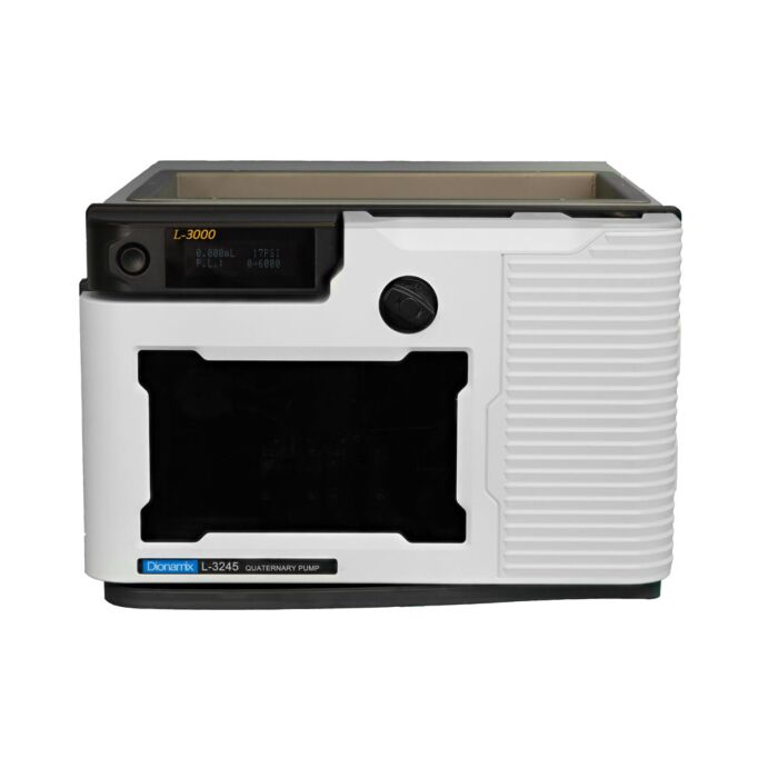 Dionamix L-3245 HPLC Quarternary Pump, Solvent Organizer & 4 Channel Degasser