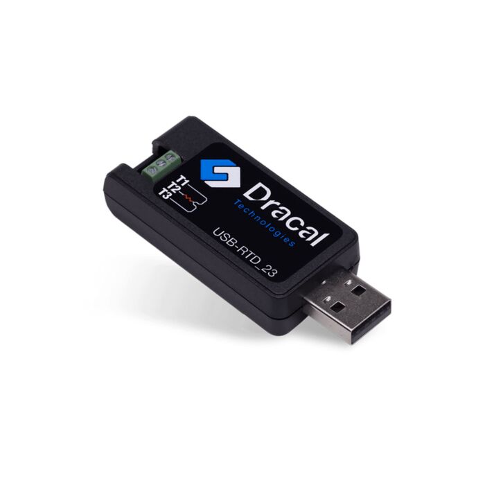 Dracal USB-RTD_23 2/3 Wire RTD sensor to USB adapter