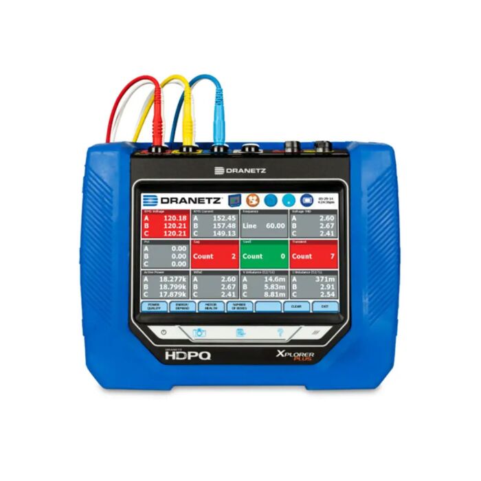 Dranetz HDPQ-P-X4A500PKG HDPQ Xplorer 400 Plus Power Quality Analyzer - 500A Clamp Package