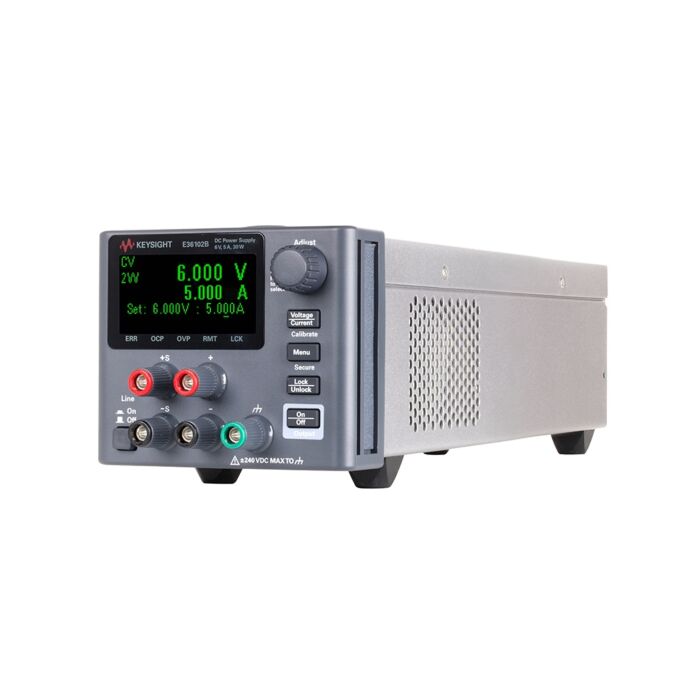 Keysight E36102B DC Power Supply, 6 V, 5 A, 30 W Programmable, LAN & USB