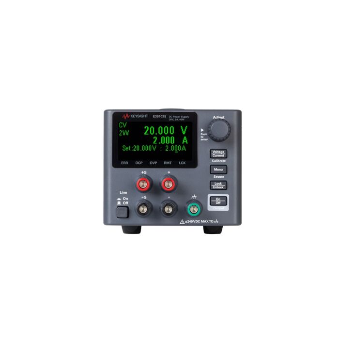 Keysight E36103B DC Power Supply, 20 V, 2 A, 40 W Programmable, LAN & USB