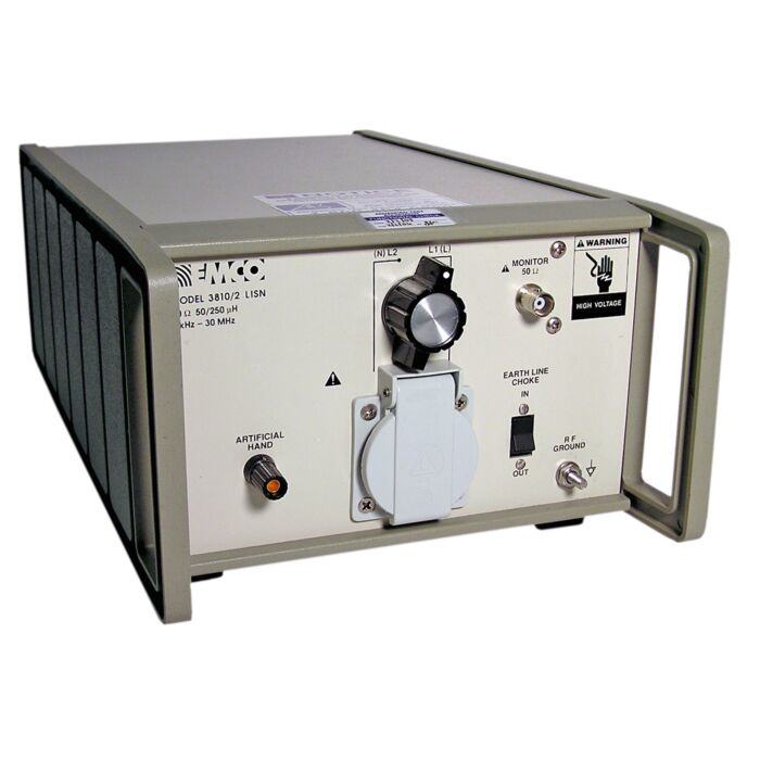 EMCO 3810/2 for Rent, Multi-Line Low Pass Filter Network, LISN Assembly