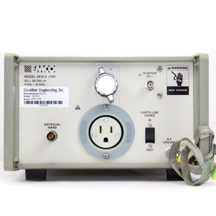 Used EMCO 3810/2 Multi-Line Low Pass Filter Network, LISN assembly for Sale