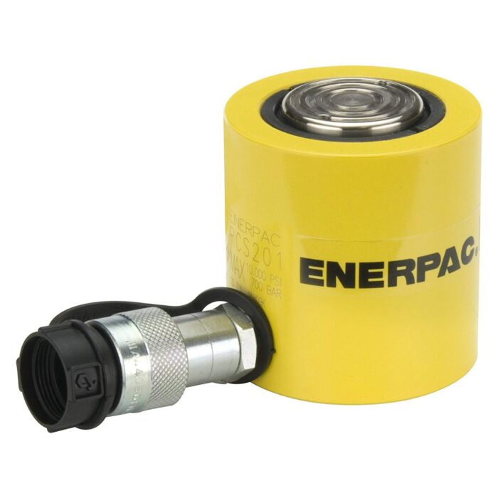 Enerpac RCS-201 Low Height Hydraulic Cylinder 20-Ton,1.75"Stroke