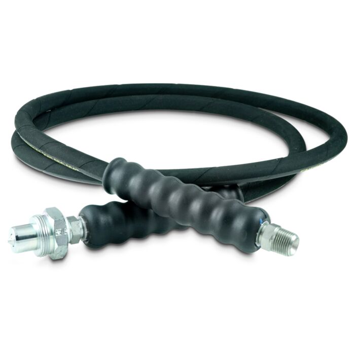 Enerpac HC9206 Heavy-duty Rubber High Pressure Hydraulic Hose, 6 ft