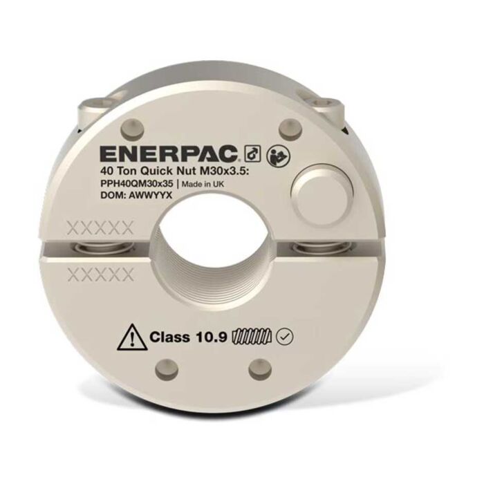 
Enerpac PPH40QM30X35 Quick nut, metric, M30x3.5 internal thread, for PPH40
