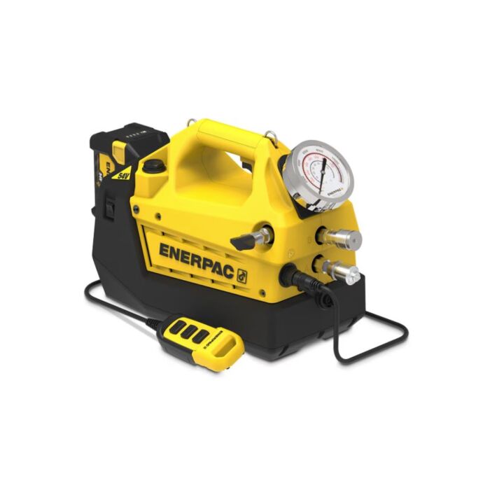 Enerpac XC2504BB Cordless Hydraulic Torque Wrench Pump, 4/2 Valve, 241 in3 Usable Oil, Pendant Control