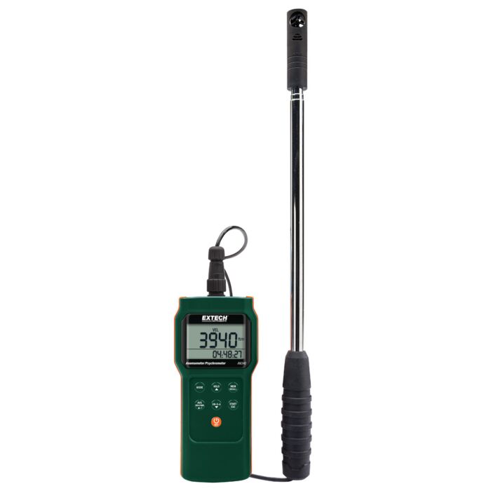 Extech AN340 CMM/CFM Anemometer/Psychrometer Thermo-Anemometer Datalogger