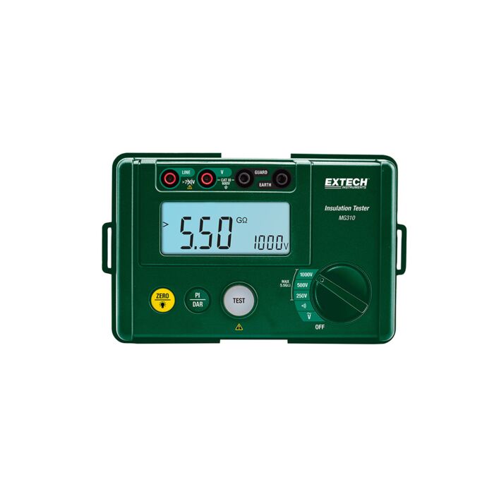 Extech MG310 Compact Insulation Resistance Tester with Snap-On Cover
