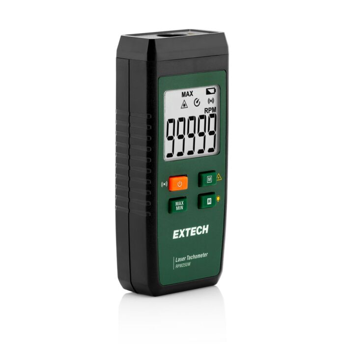 Extech RPM250W Laser Tachometer with Connectivity to ExView App