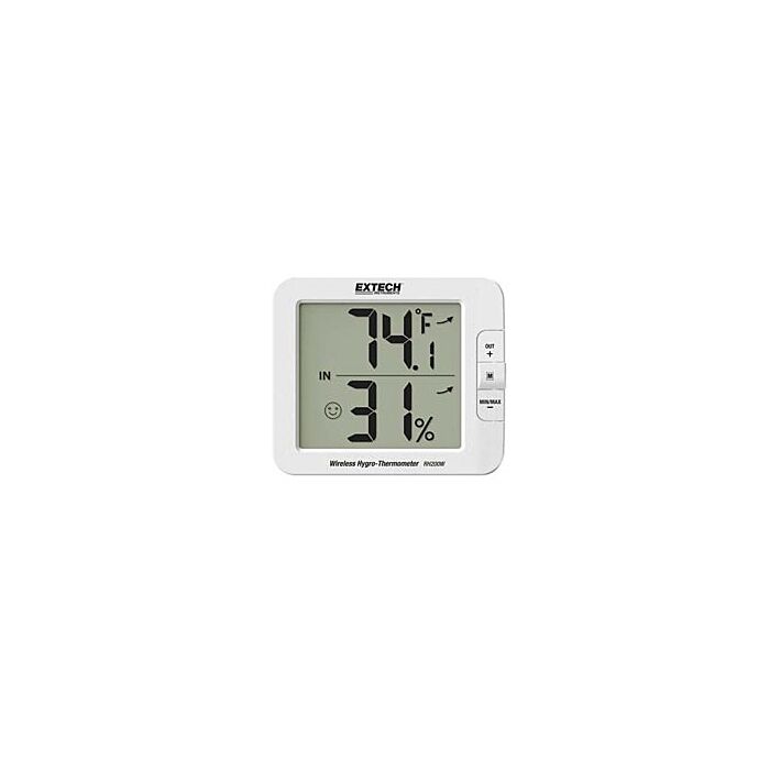 Extech RH200W Multi-Channel Wireless Hygro-Thermometer, Indoor