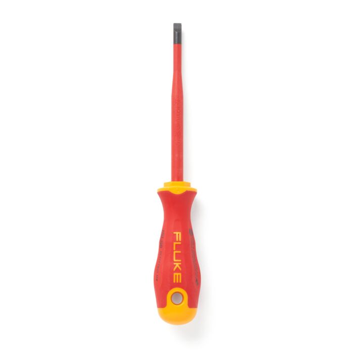 Fluke ISLS8 Insulated slotted screwdriver 1/4 tip, 5in blade, 1000V