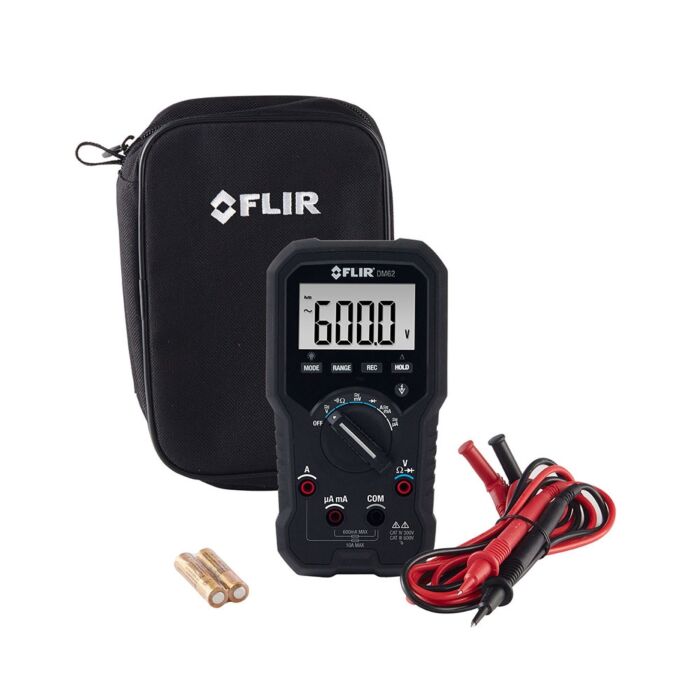 FLIR DM62 TRMS Digital Multimeter with NIST and non-Contact Voltage