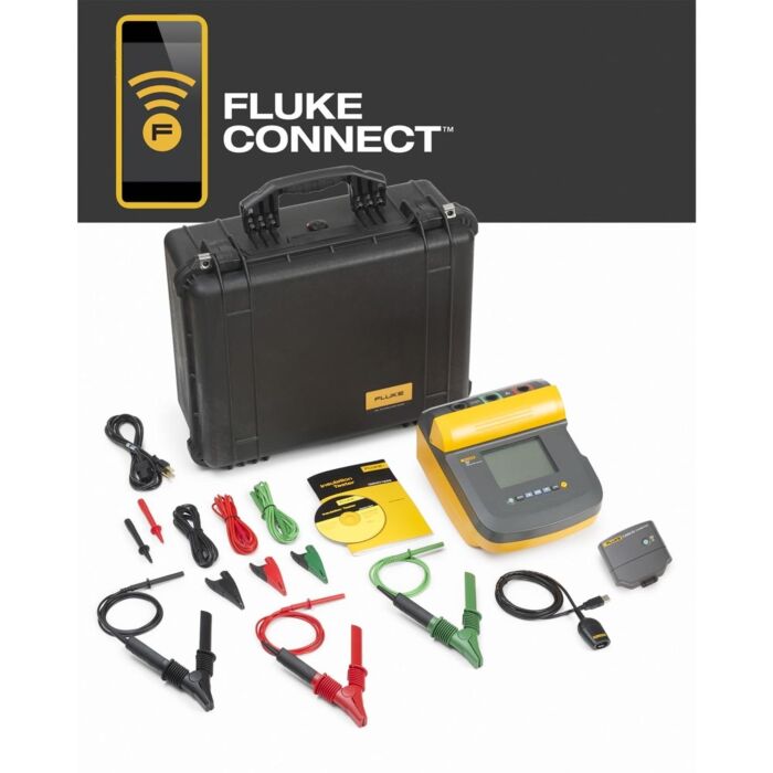 Fluke 1555 FC 10K Insulation Tester Kit with IR3000 wireless data connector