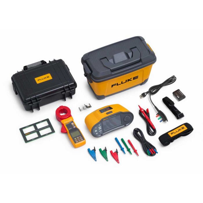 Fluke 1674FC/1630 Installation Tester with Earth Ground Clamp Meter