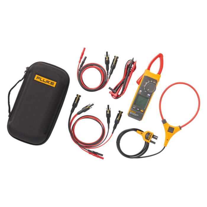 Fluke 393 FC PVLEAD Clamp Meter and MC4 Test Leads Bundle