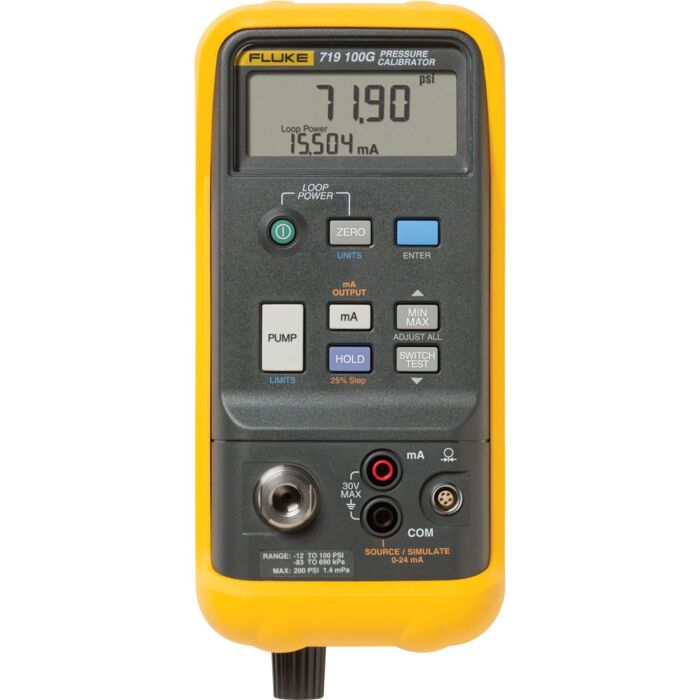 Fluke 719-100G for Rent, Pressure Calibrator, 100 psi