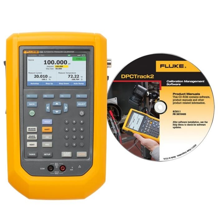 Fluke 729/750SW BU Automatic Pressure Calibrator and DPC/TRACK2 Software Bundle