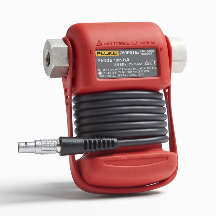 Fluke 750P01EX Pressure Module, 0-10 INCH H2O