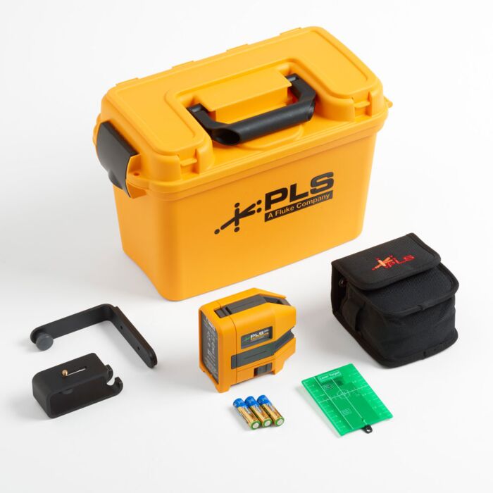 Fluke PLS-3G-KIT 3-Point Green LaserLevel Kit 