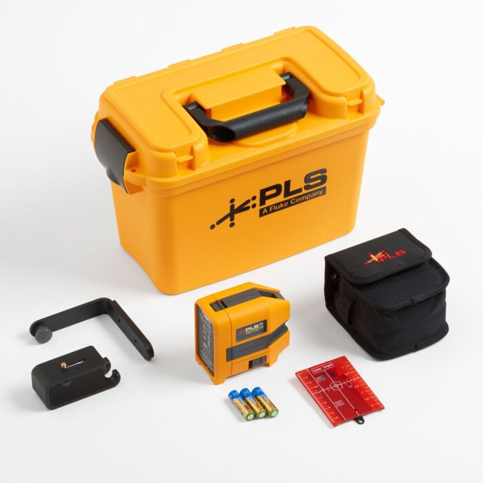 Fluke PLS-3R-KIT 3-Point Red LaserLevel Kit 