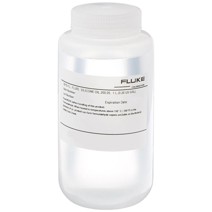 Fluke Calibration 5010-1L Silicone Oil, Type 200.05, 1 liter (0.26 gal), -40 to 130C