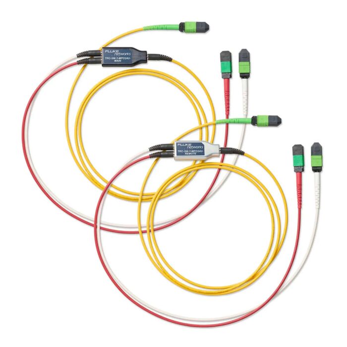 Fluke Networks CFM-TRC-S-MPO24U Test Reference Cord Kit for SM MPO 24 Pinned Cables