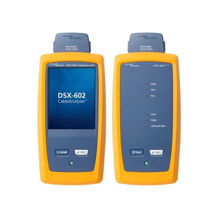 Fluke Networks DSX-602 CableAnalyzer 500 MHZ V2, 10 second Cat 6A test time