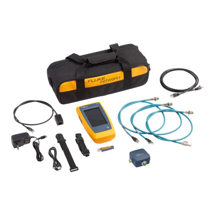 Fluke Networks LIQ-100-IE LinkIQ Cable and Network Tester with Multi-Connector Adapter