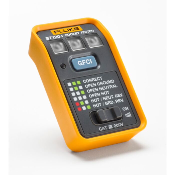 Fluke ST120+ Socket Tester with GFCI and beeper