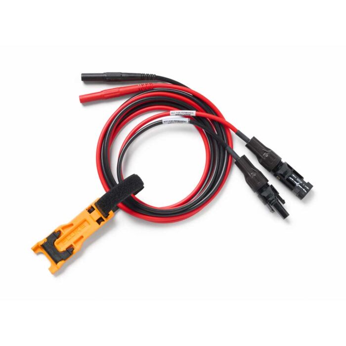 Fluke TLPV1 MC4 to 4MM Test Lead Set, Black/Red