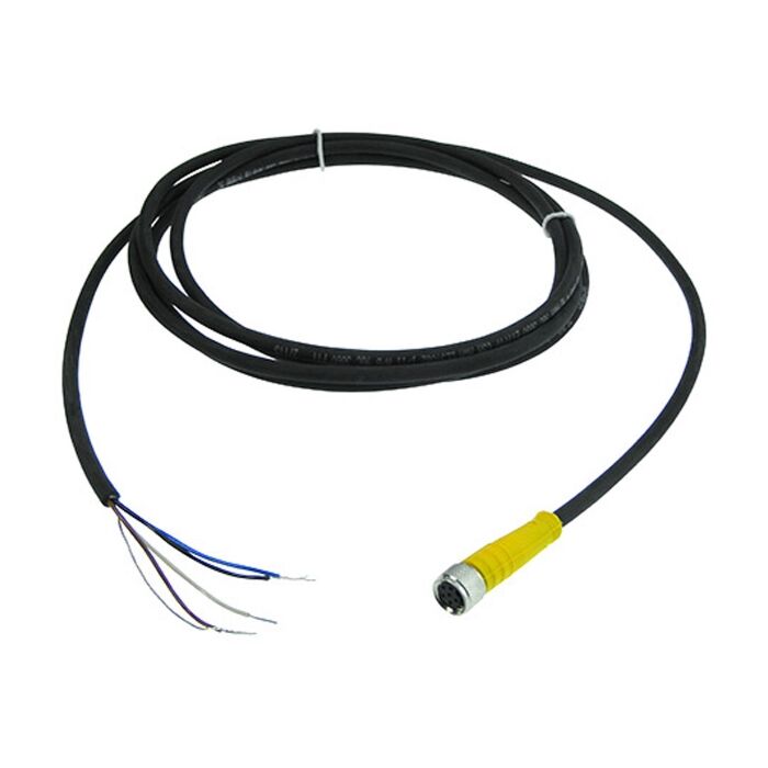 Panametrics 230-058 10m Cable with black jacket and M8 connector