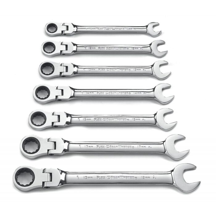 GearWrench 9900D 7pc Flex Comb Ratcheting Wrench Set,10mm-19mm  GearWrench