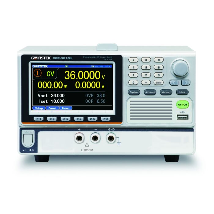 GW Instek GPP-3610H  360W, Single Channel 36V/10A DC Power Supply, (LAN)