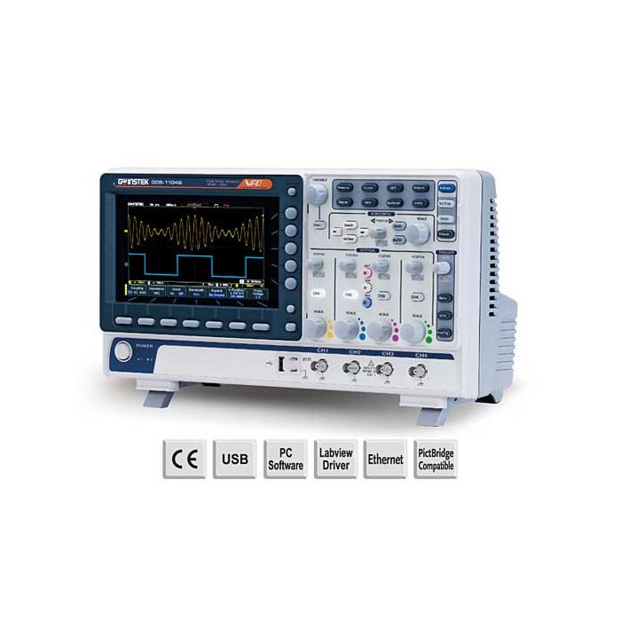 GW Instek GDS-1202B 200MHz , Two Channel Digital Storage Oscilloscope
