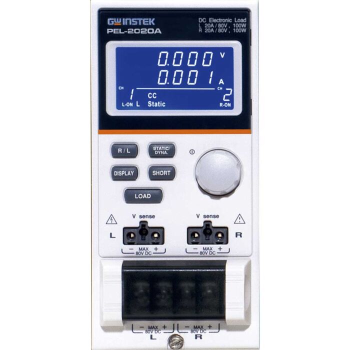 GW Instek PEL-2020A Dual Channel Module (1-80V, 20A, 100W) x 2 for PEL-2000A Series