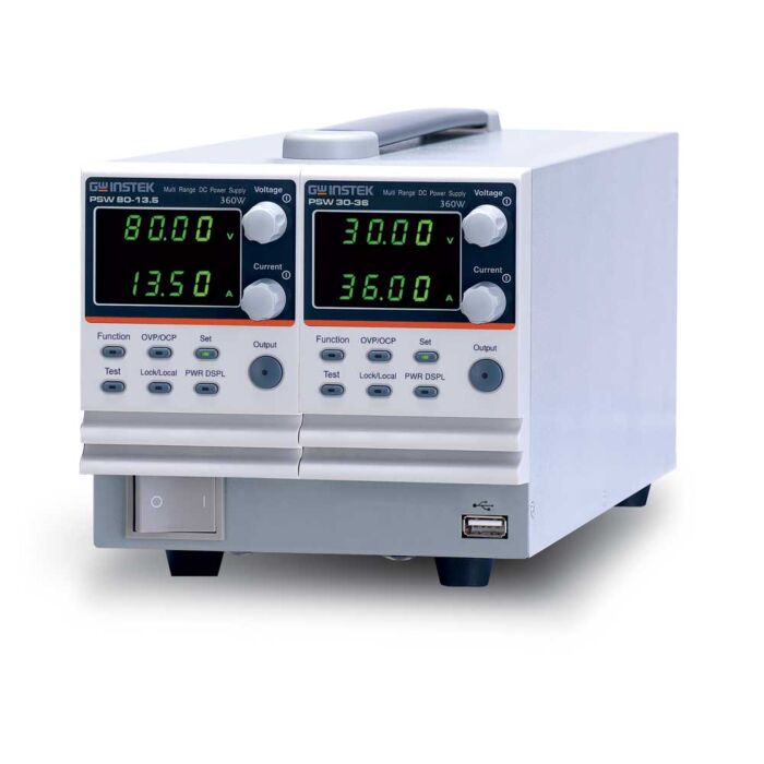 GW Instek PSW-720L55 Dual-channel switching DC Power supply, 160V/160V, 720W