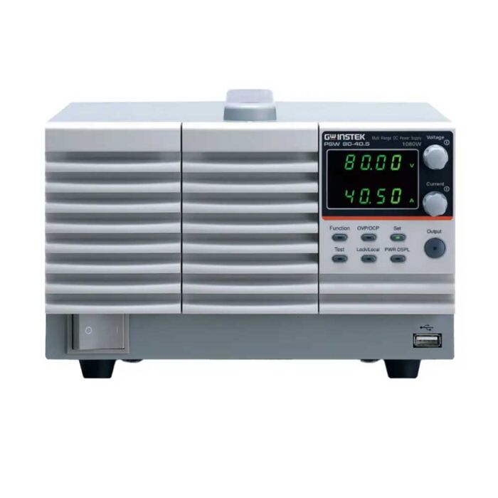 GW Instek PSW 80-40.5 Programmable DC Autorange 1080W; 0-80V, 0-40.5A Power Supply