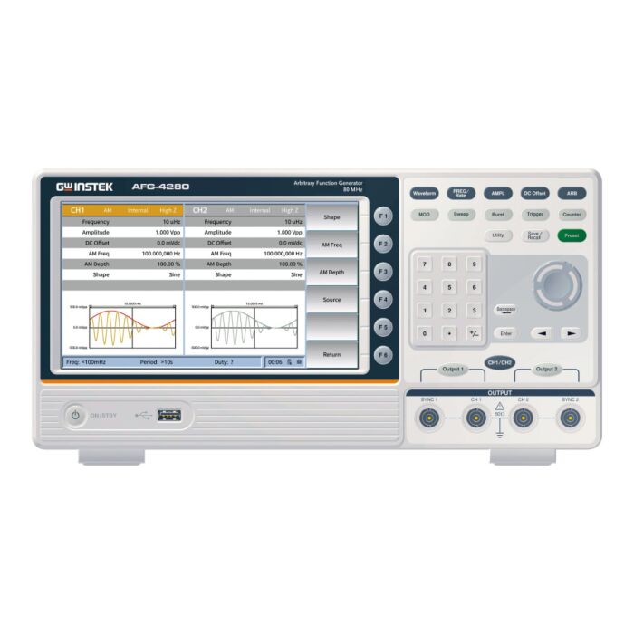 GW Instek AFG-4280 80MHz, 2-Ch Arbitrary Function Generator