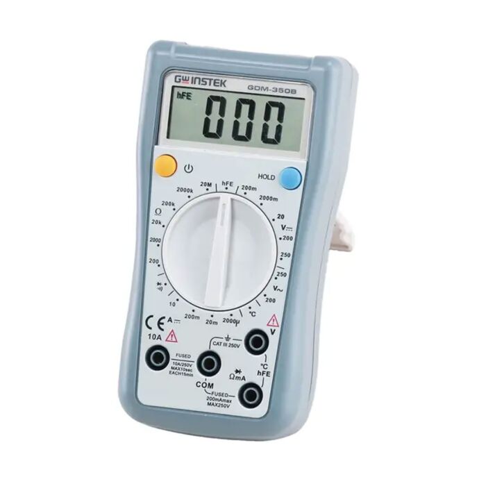 GW Instek GDM-350B 3.5 Digit Handheld Multimeter, 1,999 counts