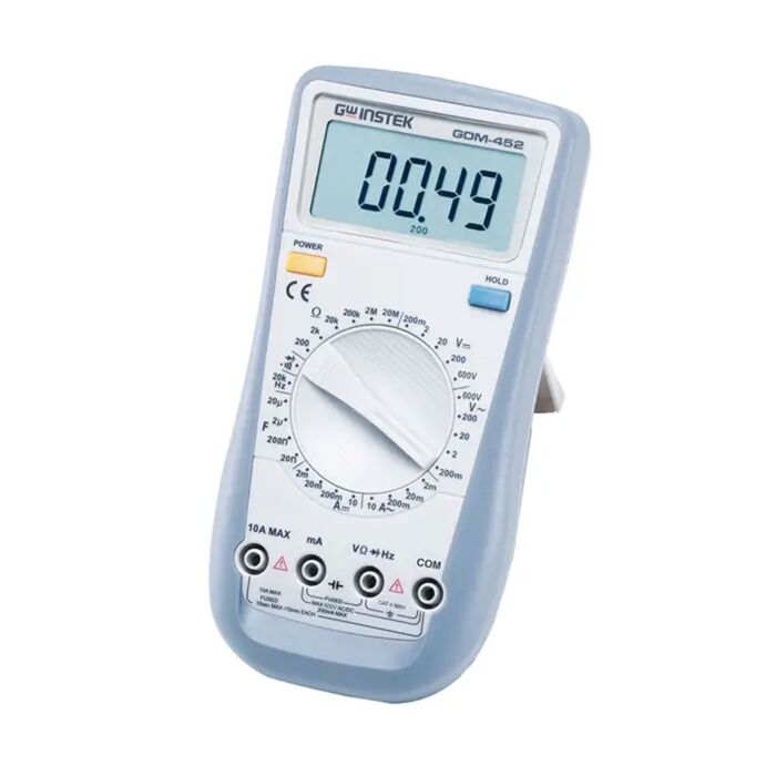GW Instek GDM-452 Handheld Digital Multimeter, 4 1/2 digits