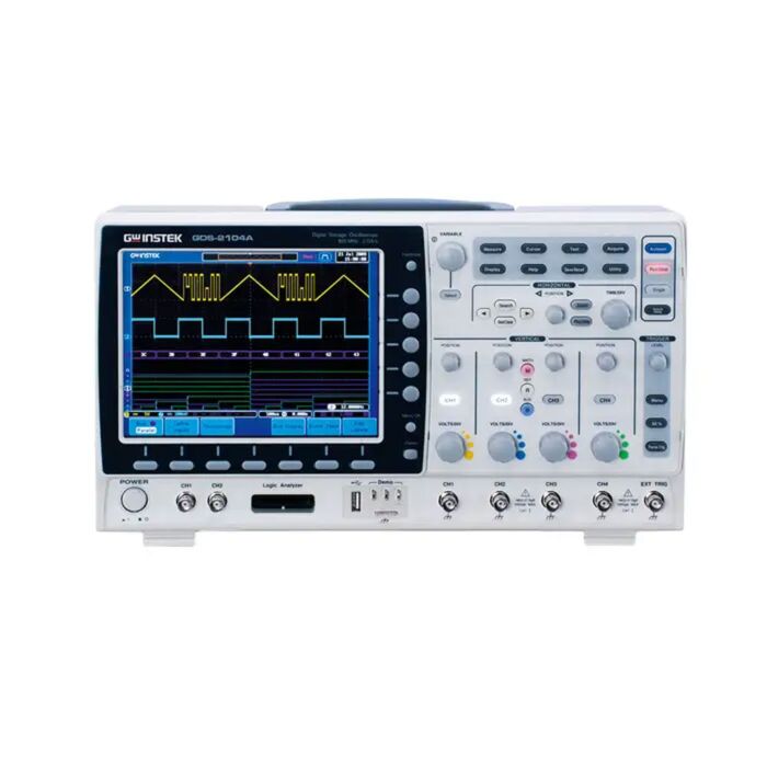 GW Instek GDS-2104A 100MHz, 2GS/s, 4 Channel with RS-232, USB, VPO Digital Oscilloscope