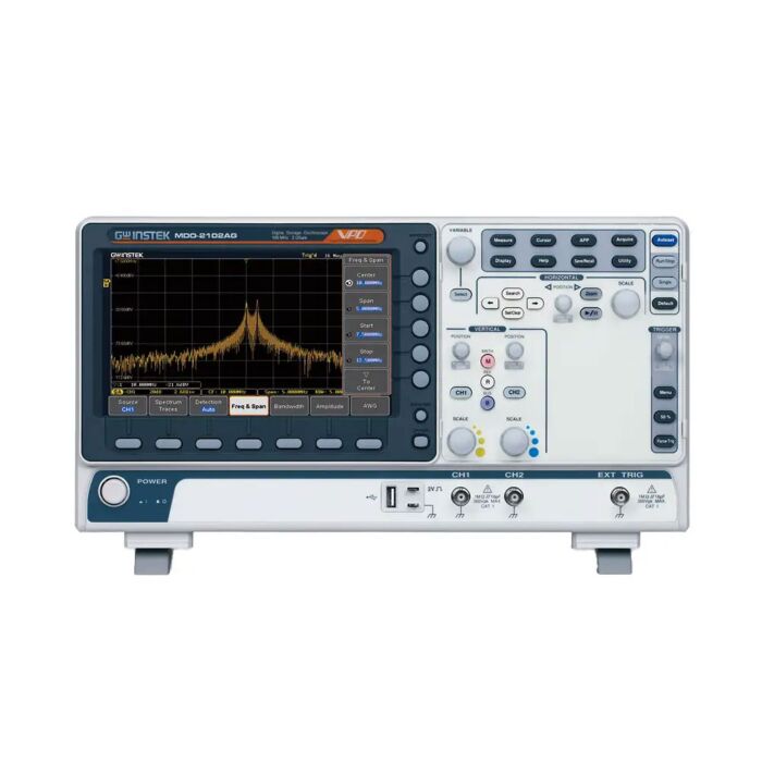 GW Instek MDO-2102AG 100MHz, 2-channel, DSO, Spectrum Analyzer, 25MHz AWG