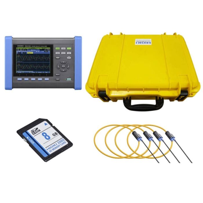 Hioki PQ3100-04-6000-7IN-KIT 4 x 6000A Flex Power Quality Analyzer Kit