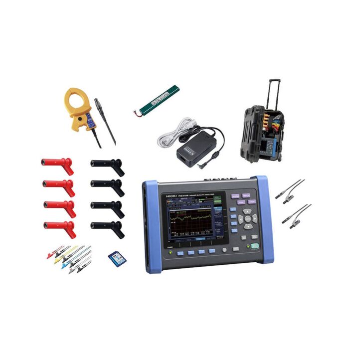 Hioki PQ3198-6000-KIT 3-Phase 4-Wire Power Quality Analyzer 6000A Kit