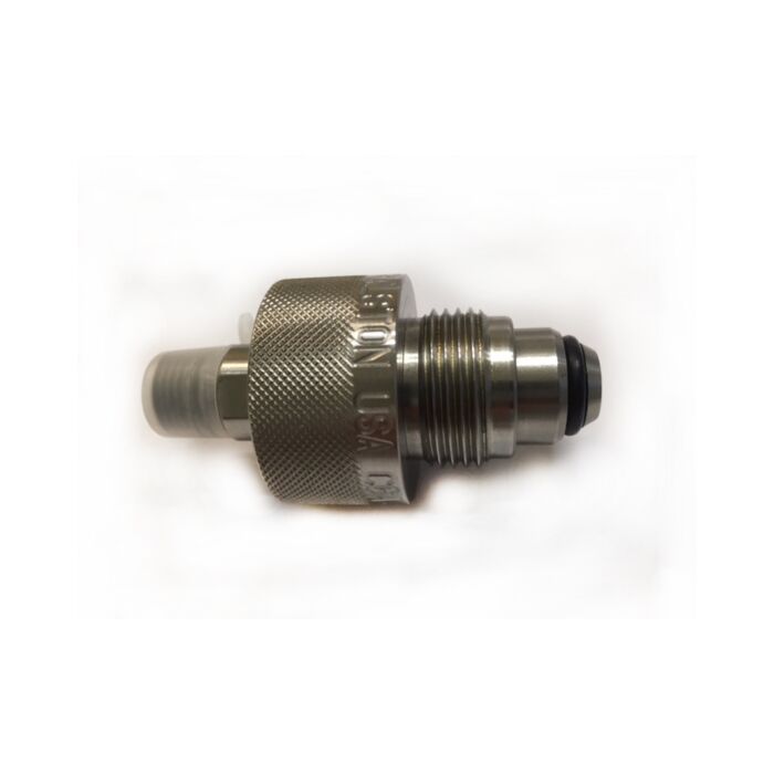 Ralston Instruments QTHA-CMS0-C580-QD CGA580 Quick-connect Male x Quick-test, no Check-valve, Stainless Steel Adapter