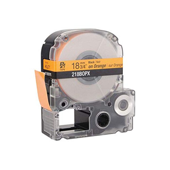 K-Sun 218BOPX Black on Orange 3/4_ x 30_ LabelWorks PX Industrial Tape (Industrial) Polyester